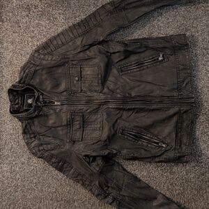 Men's Rock & Republic Faux Leather Jacket Size Medium